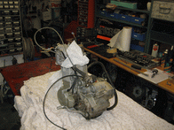 die Steuerkette war widerspenstig